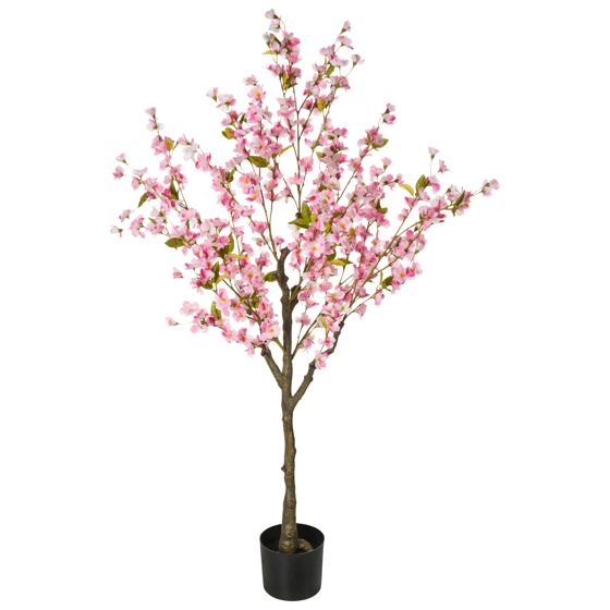 Kunstig plante CHERRY TREE 152 cm Lyserød