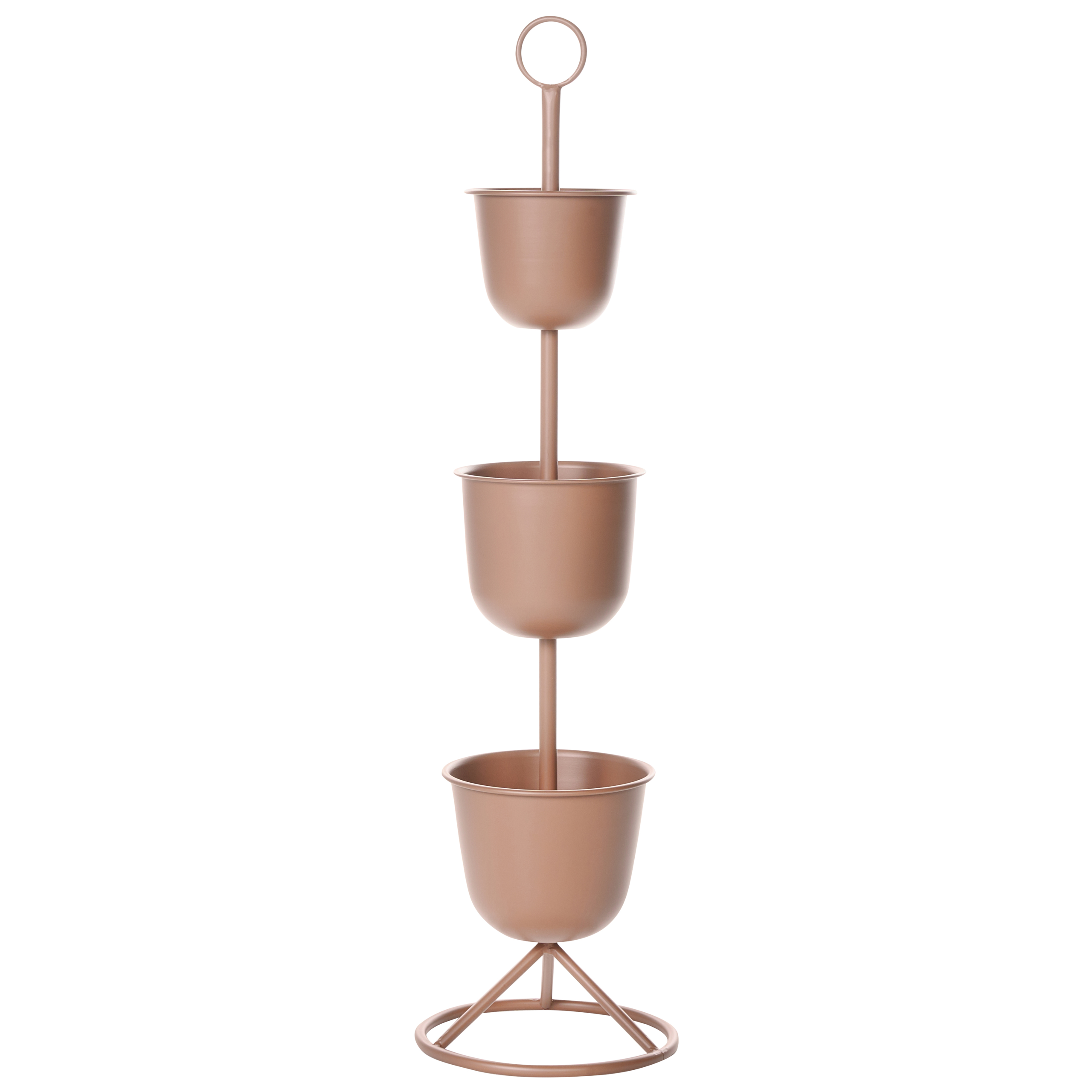 Plantestativ RENGE 28 cm Metal Brun