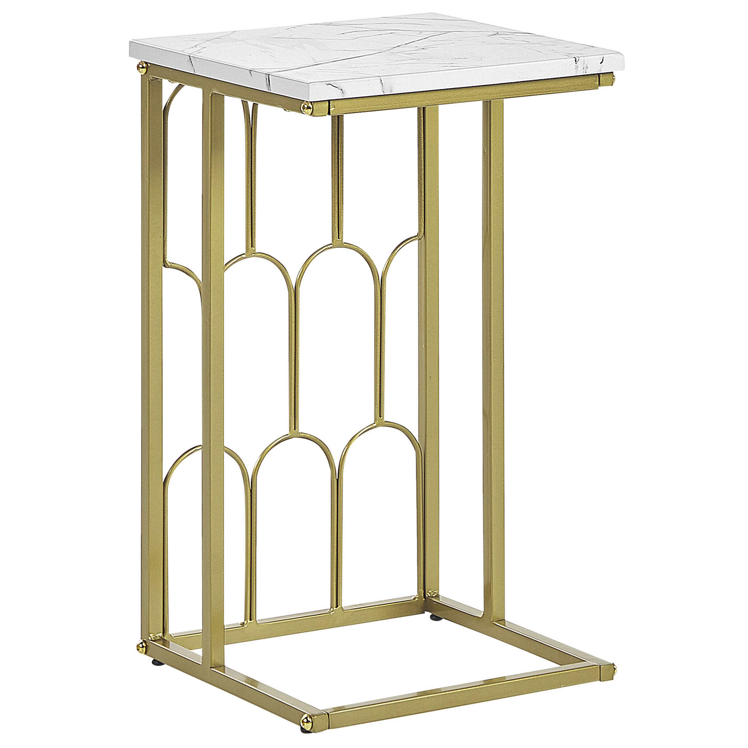 Bord PANDALE Hvid marmor