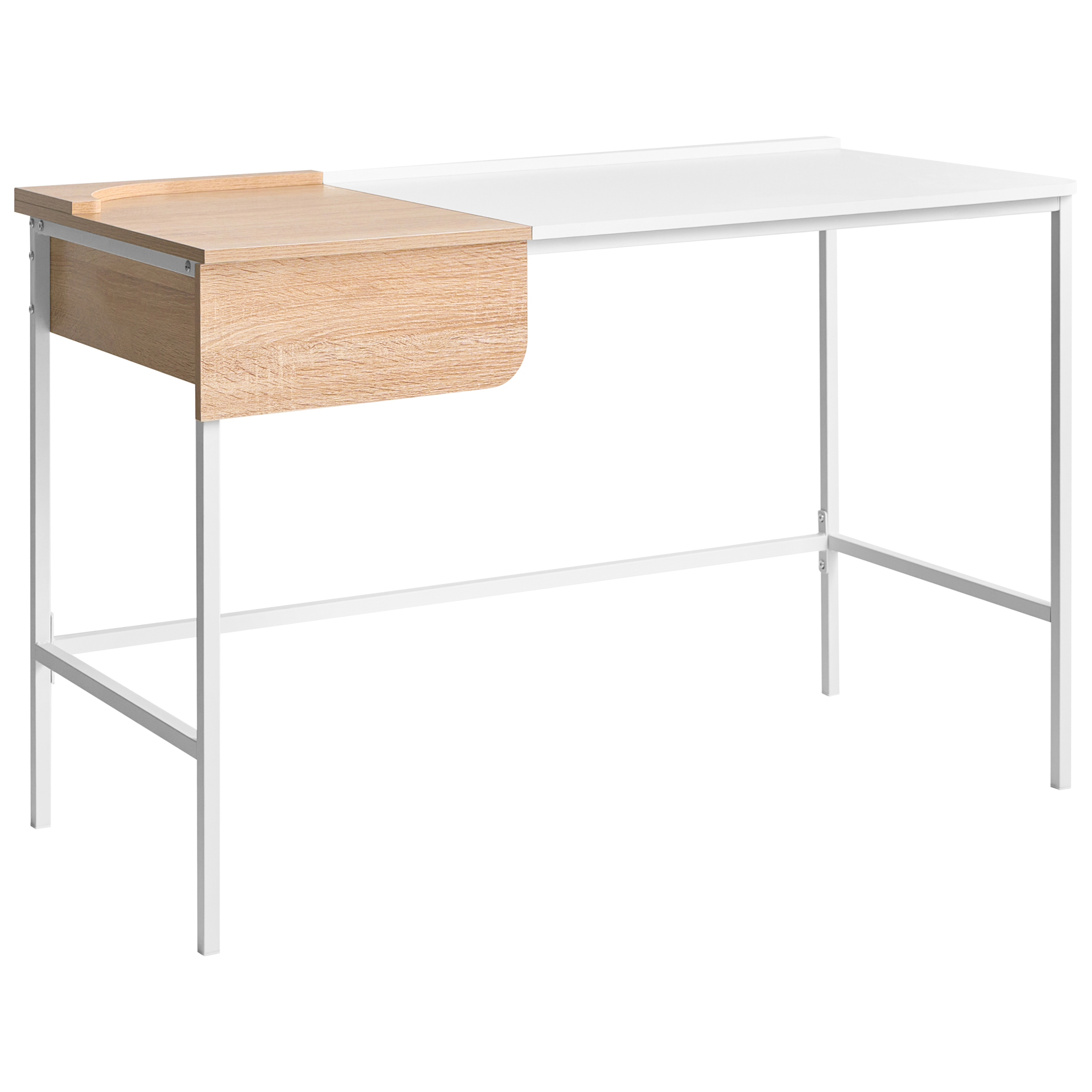 Skrivebord OCATE 120 cm 60 cm Hvid