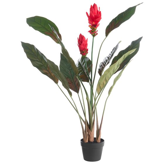 Kunstig plante PURPURATA 130 cm Rød