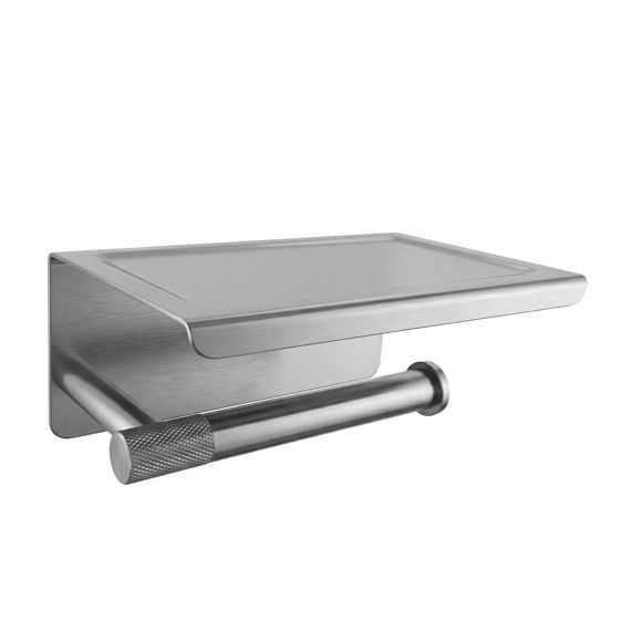 REA toiletpapirholder 6613 MODERN Børstet nikkel, 11,5x19x8cm