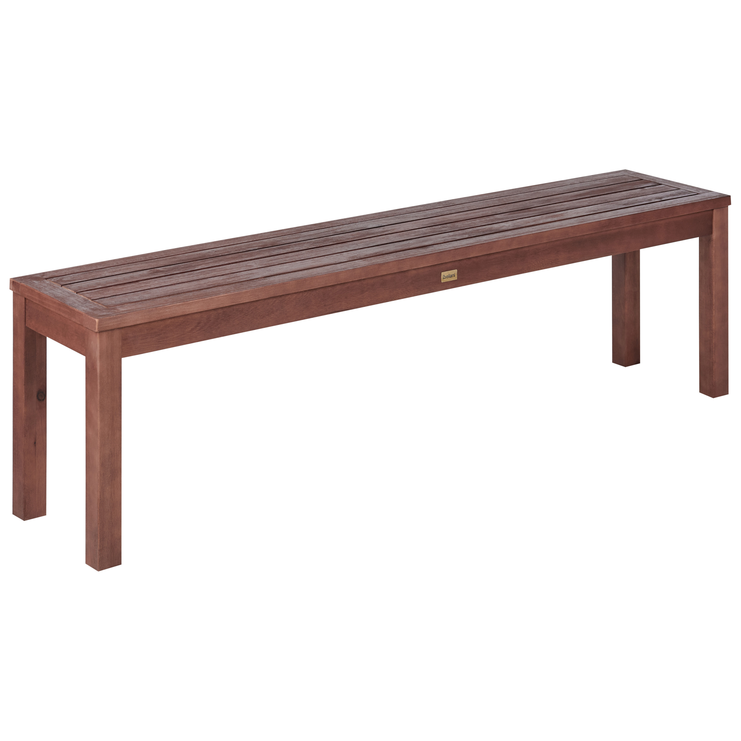 Havebænk TUSCANIA 160 cm Eukalyptustræ Mørkebrun