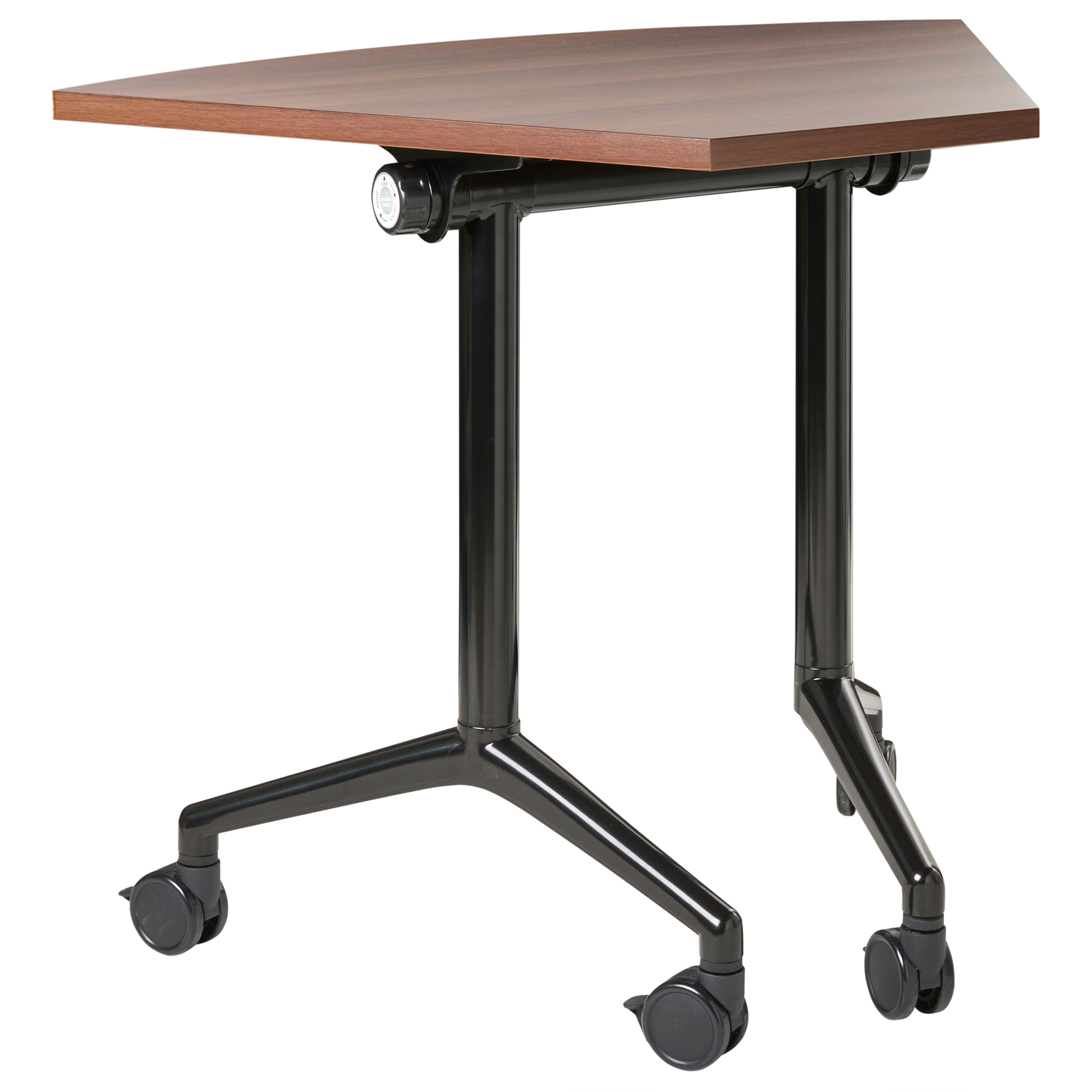 Klap hjørneskrivebords-modul CAVI 90 cm 64 cm Mørkebrun