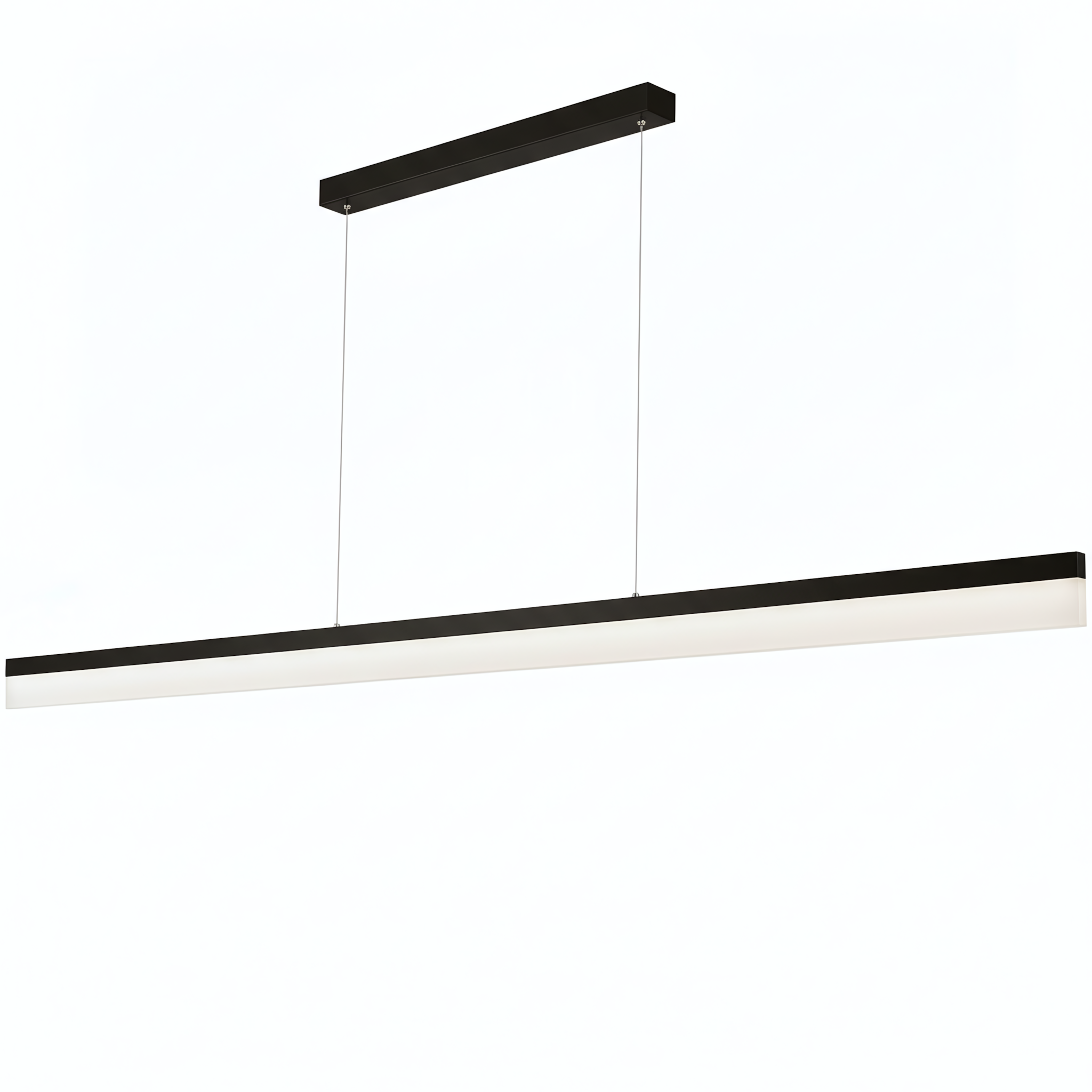 TOOLIGHT hængende loftlampe APP1695-CP 200cm LED Sort 200x1,2x150cm