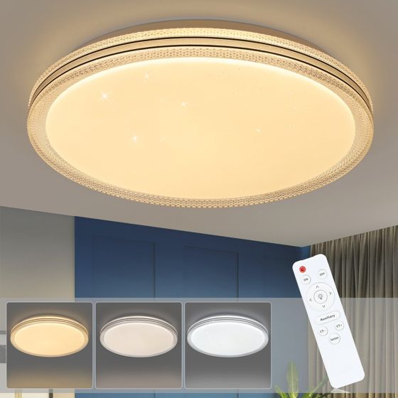 NETTLIFE LED - loftslampe, til soveværelse 40 cm soveværelse, lampe 44 W Korridorlampe, moderne køkken, lampe rund, stue