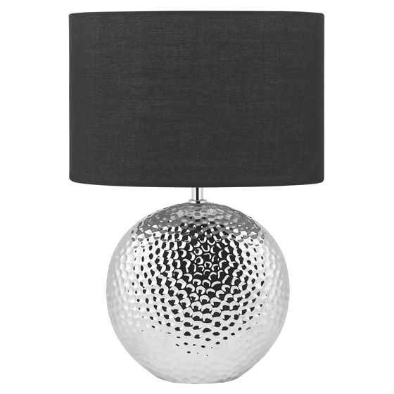 Bordlampe NASVA Keramik Sølv