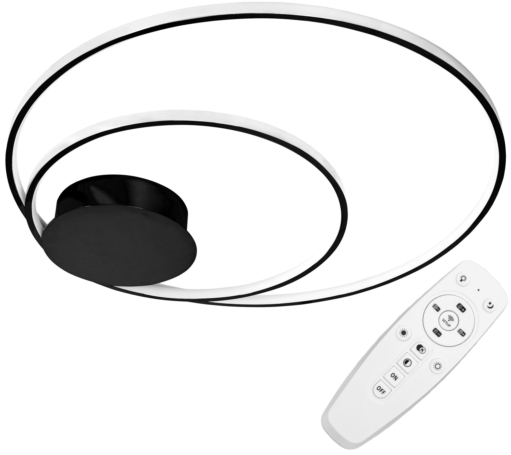 TOOLIGHT loftlampe APP802-C 60CM LED Sort 60x60x60cm