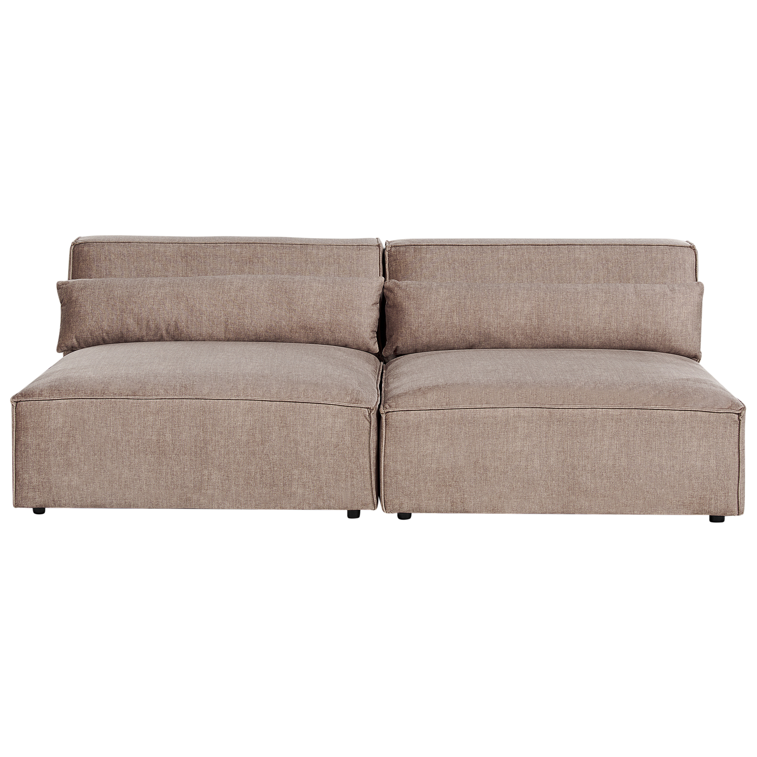 Modulsofa 2 personers HELLNAR Lysebrun