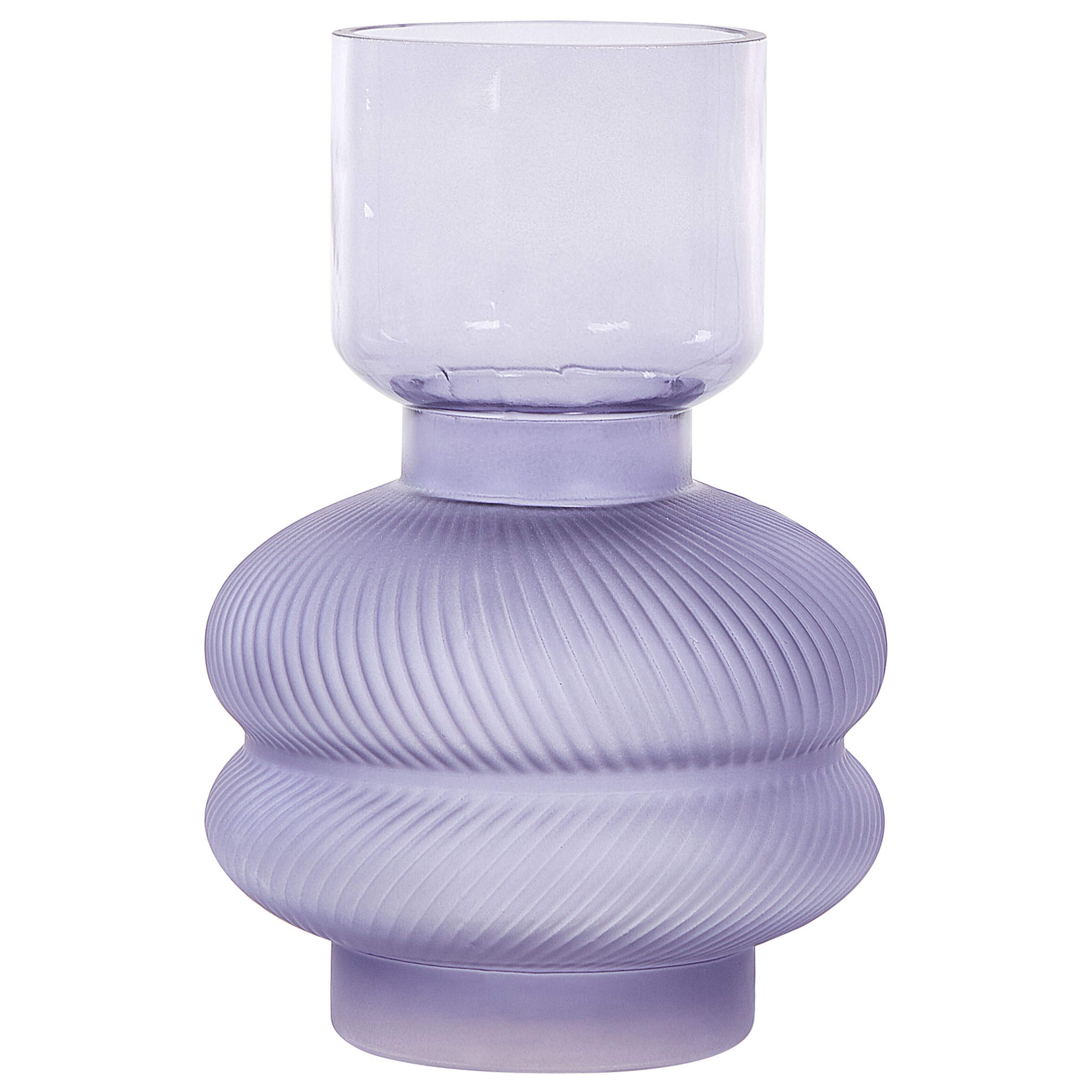 Blomstervase RODIA 24 cm Glas Lilla