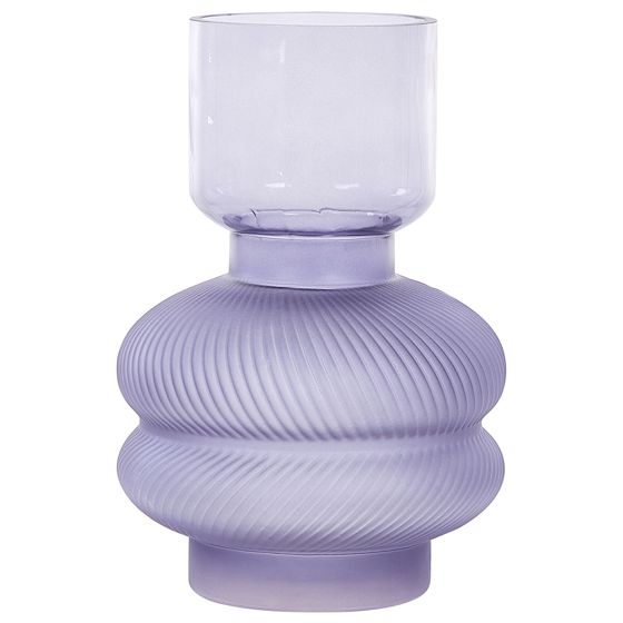 Blomstervase RODIA 24 cm Glas Lilla