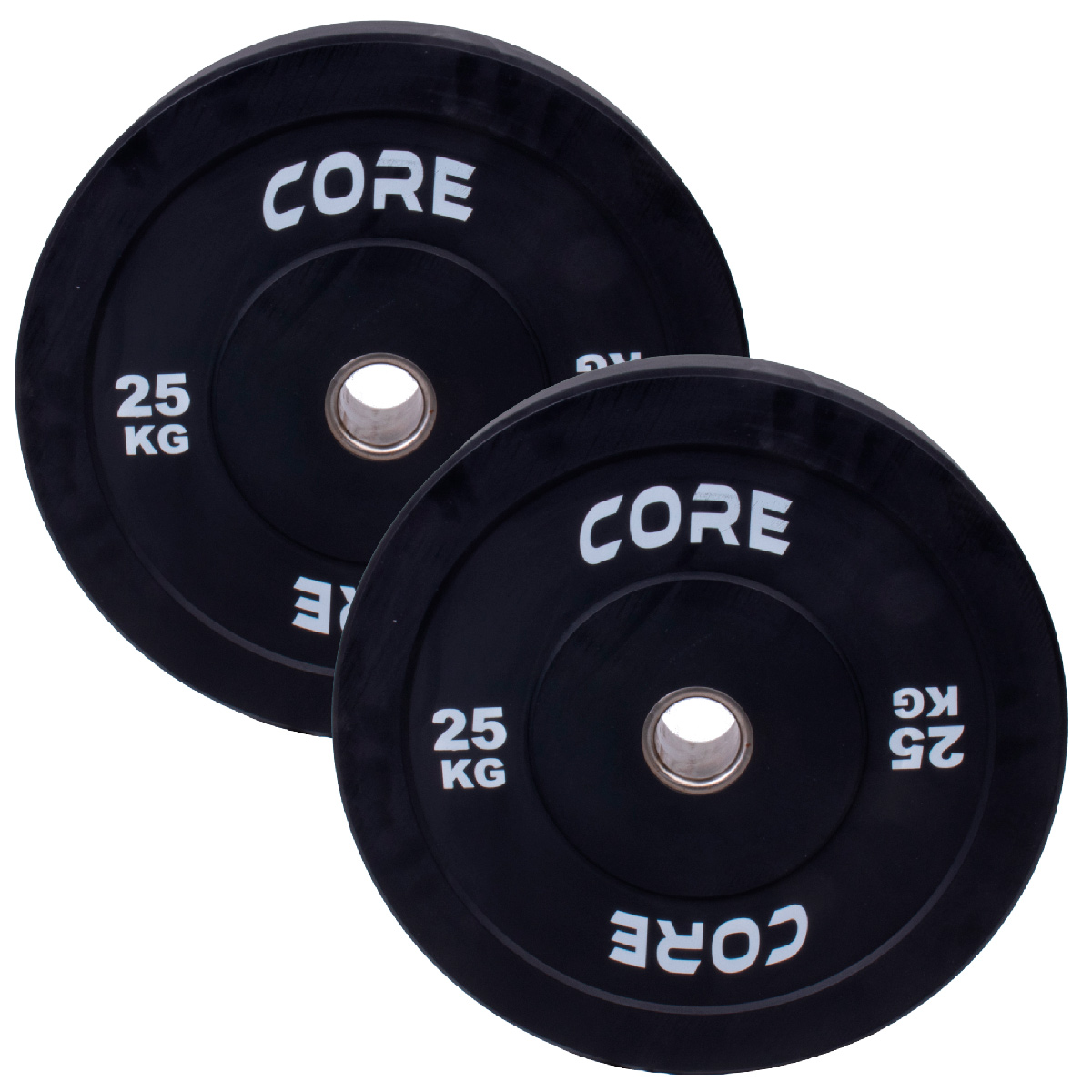 Core Sæt af 2 Bumper plates 5-25 kg