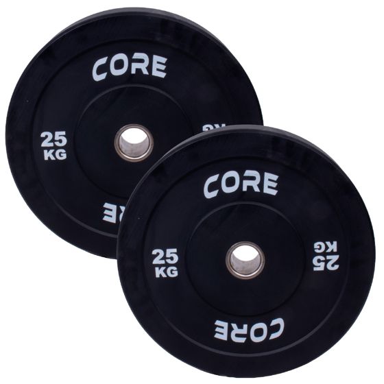 Core Sæt af 2 Bumper plates 5-25 kg