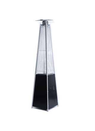 Fornorth Terrassevarmer Pyramid 13kW gasdrevet, sort
