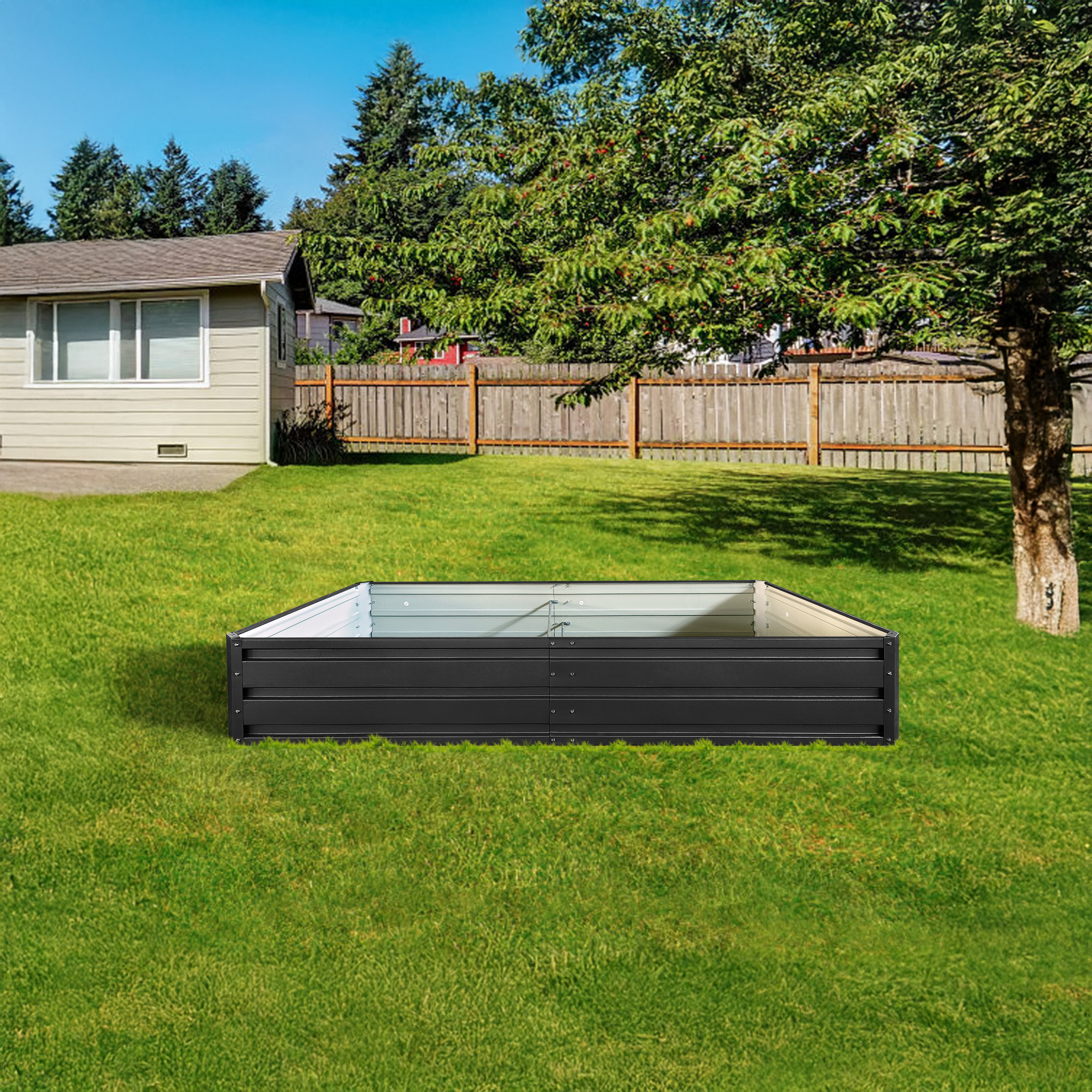 Lykke Plantekasse 180x90x30cm, Sort