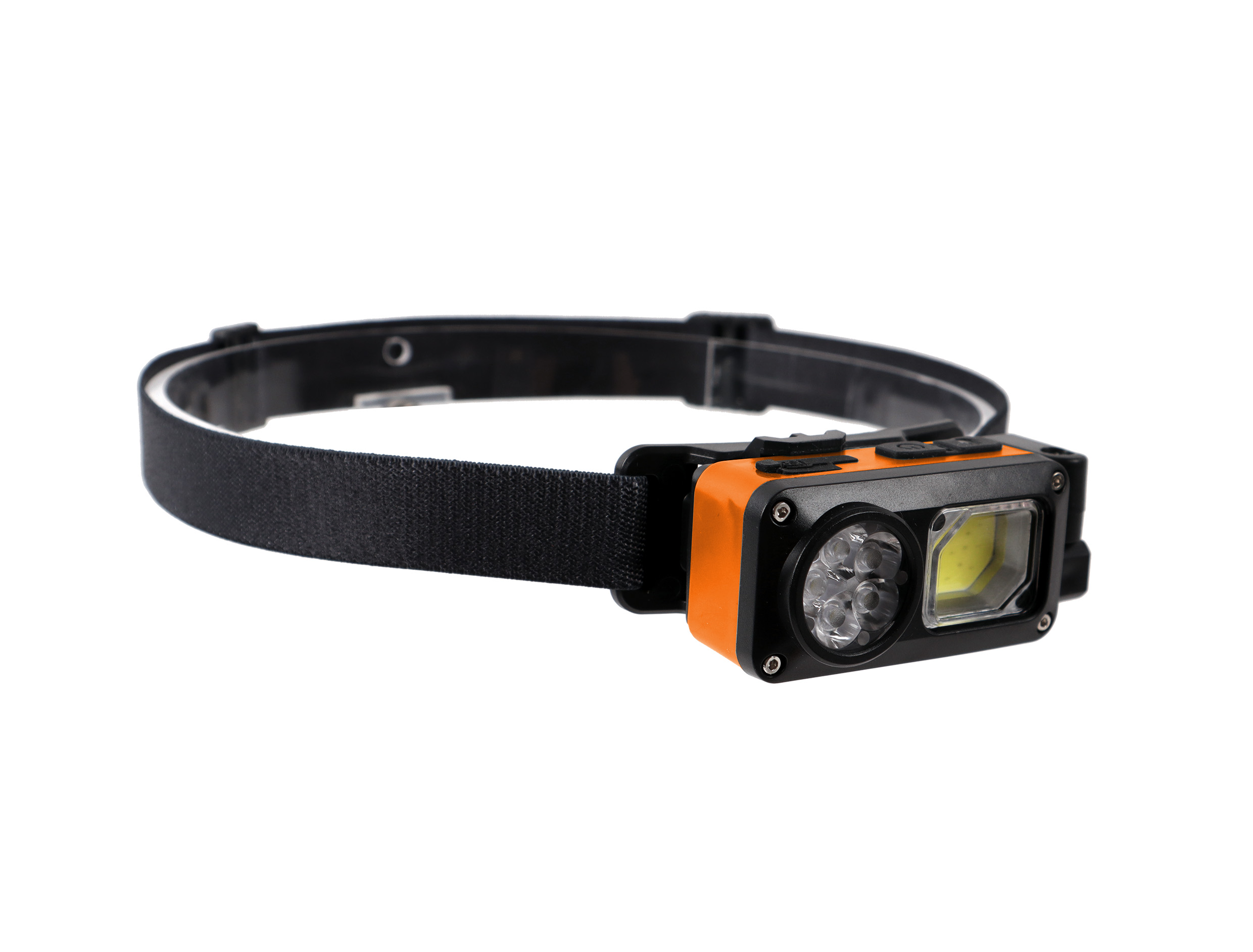 Retki Pandelampe genopladelig 500lm COB sensor 800mAh rødt lys