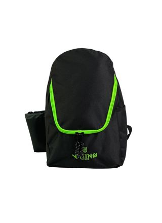 Viking Discs Rucksack Light Disc golf rygsæk, Sort/Lime