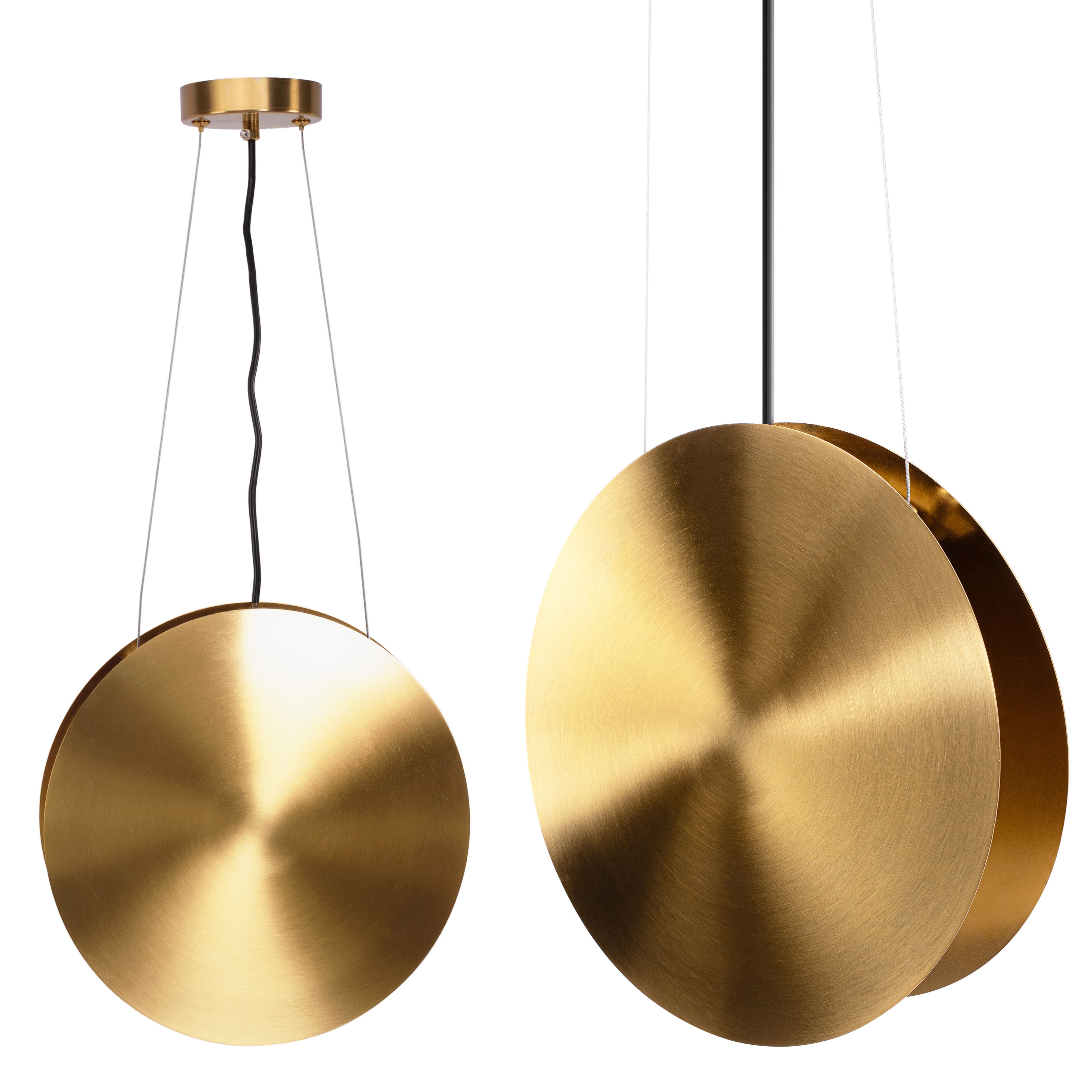 TOOLIGHT hængende loftlampe LED APP1377-CP Sort/Guld 50x30x50cm