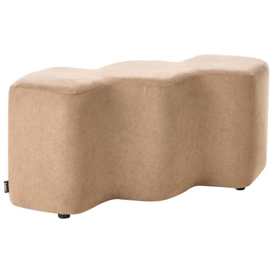 Polstret bænk LITTLETON Beige