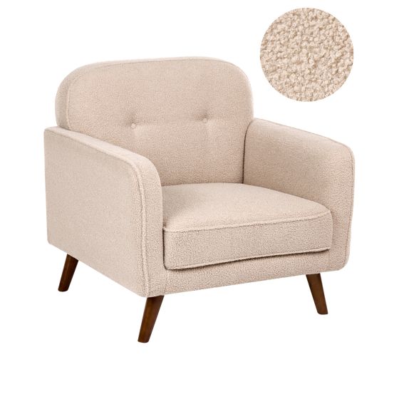 Lænestol ETTRUM Boucle Beige