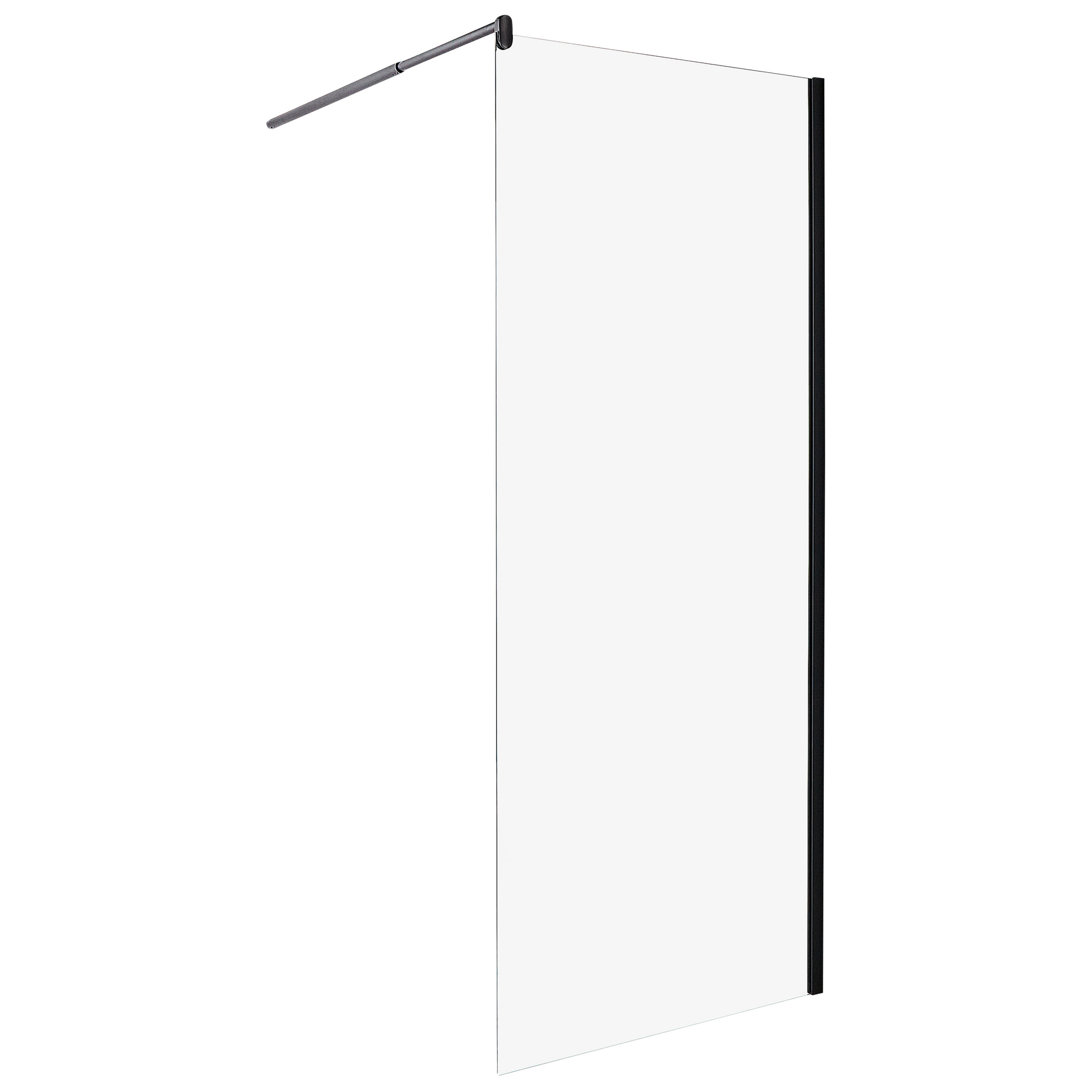 Brusevæg AHAUS 80 x 190 cm Sort