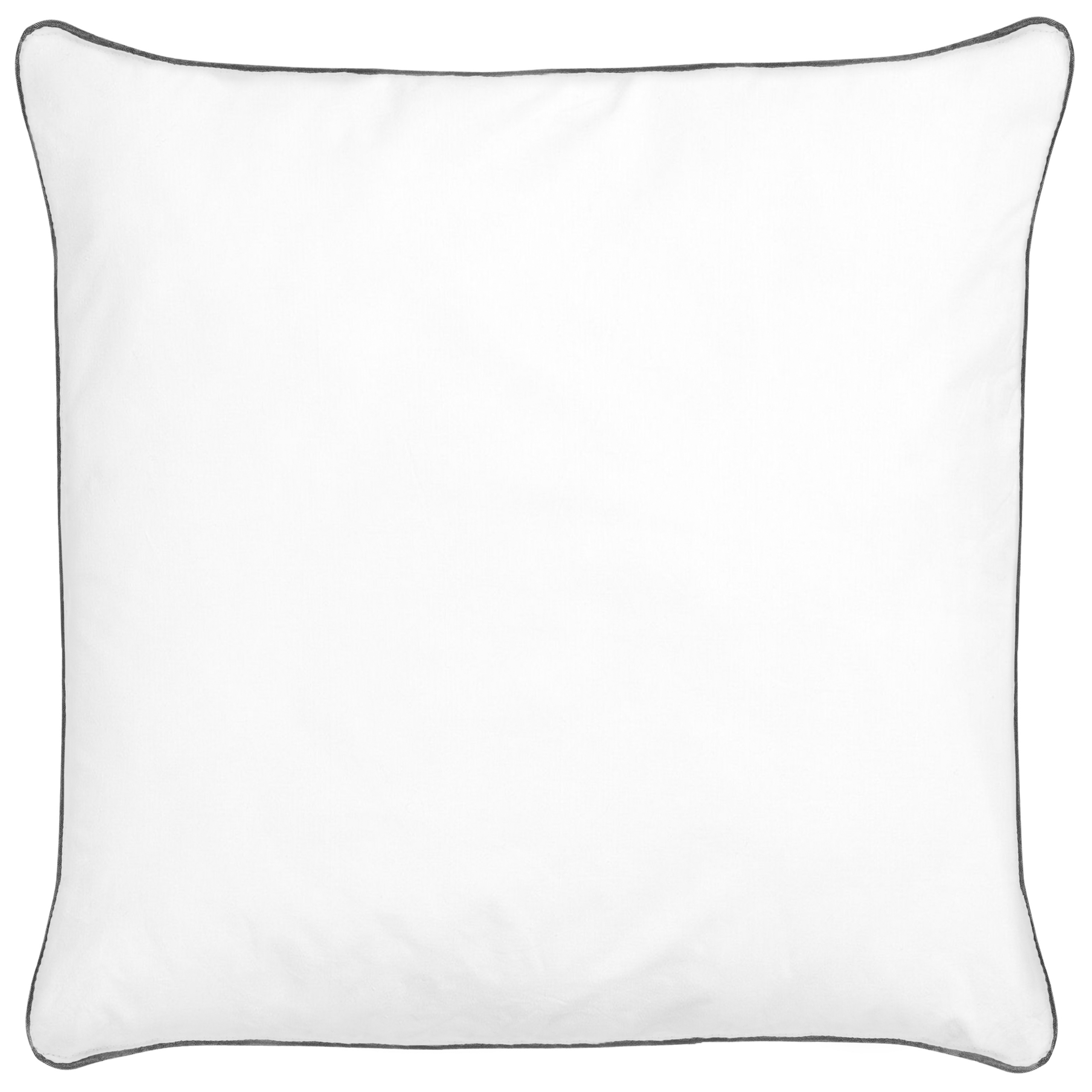 Hovedpude PELISTER Lav 80 x 80 cm Microfiber Hvid