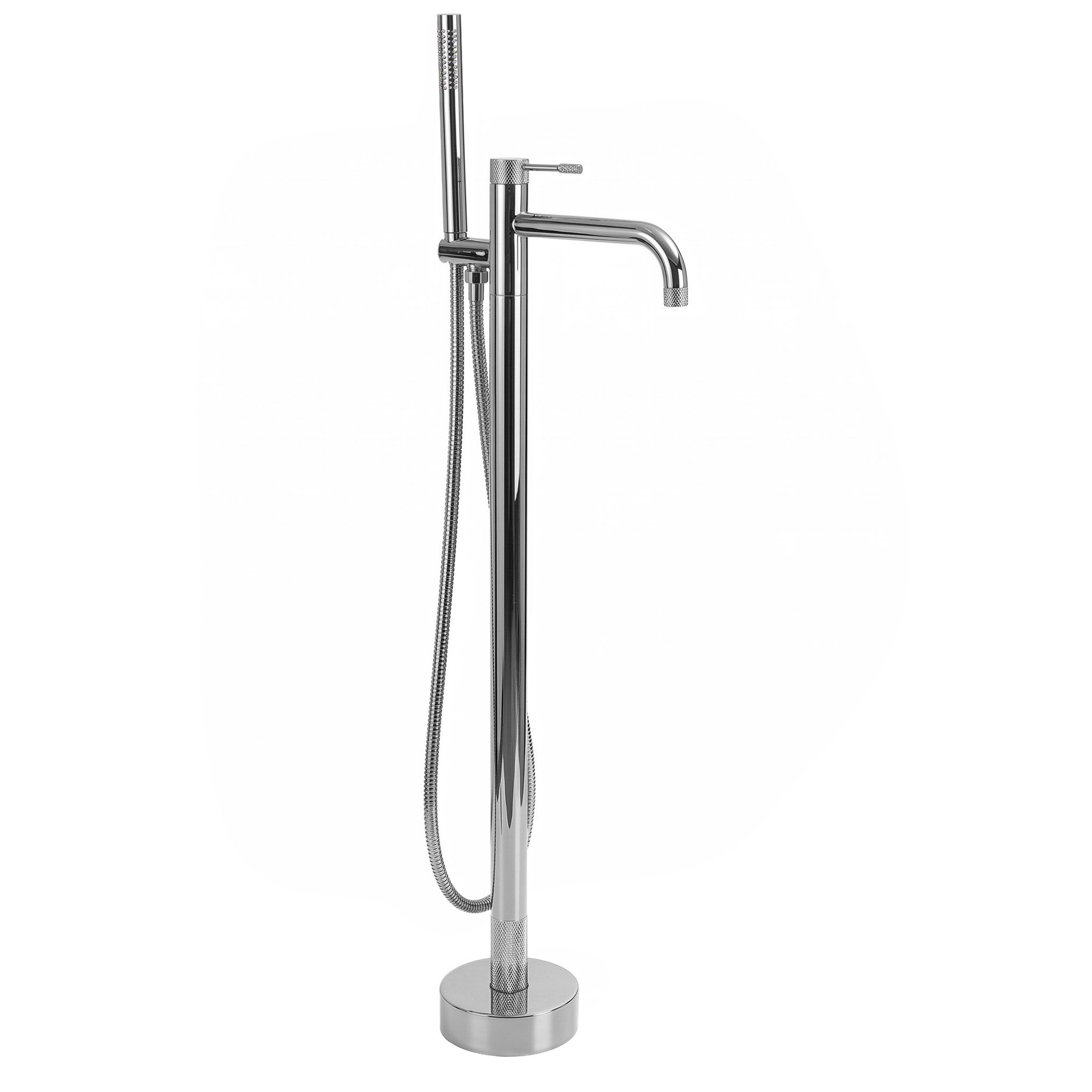 REA gulvmonteret badekarsarmatur Venti Krom, 26x16x115cm