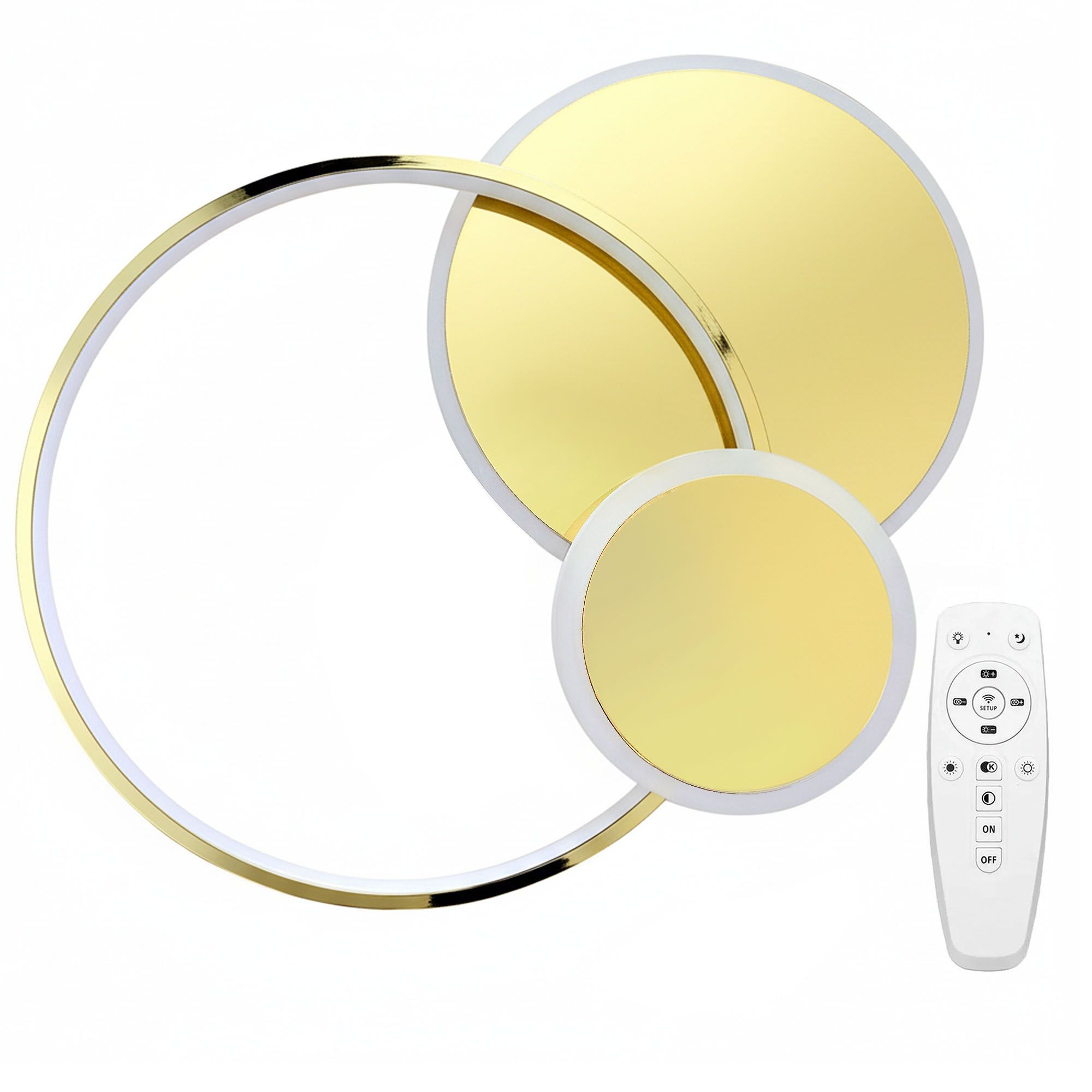 TOOLIGHT loftlampe APP1710-C led Guld 59x49x6cm