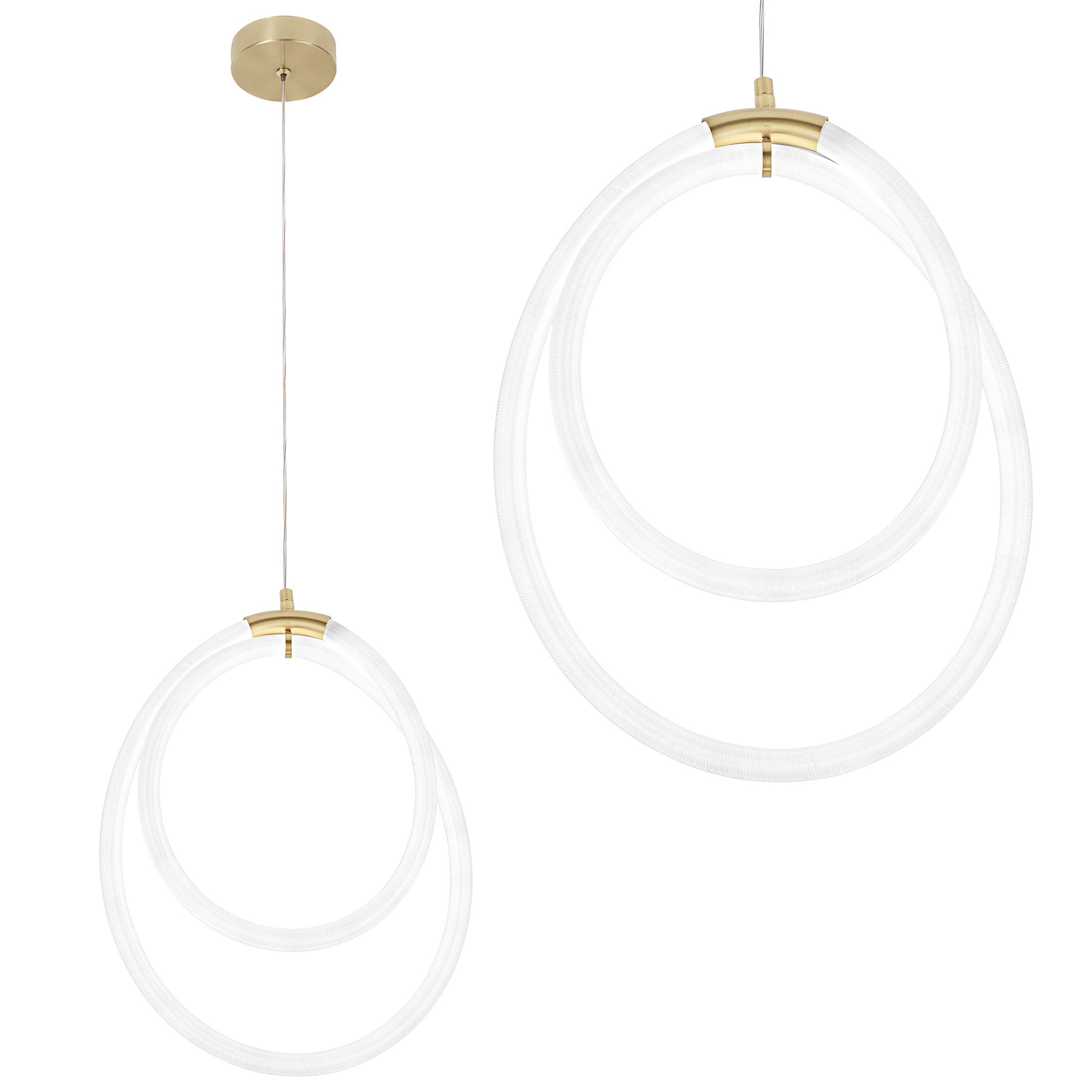 TOOLIGHT hængende loftlampe LED G021-CP Guld 36x32x36cm