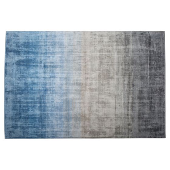 Gulvtæppe ERCIS Blå 140 x 200 cm Viskose
