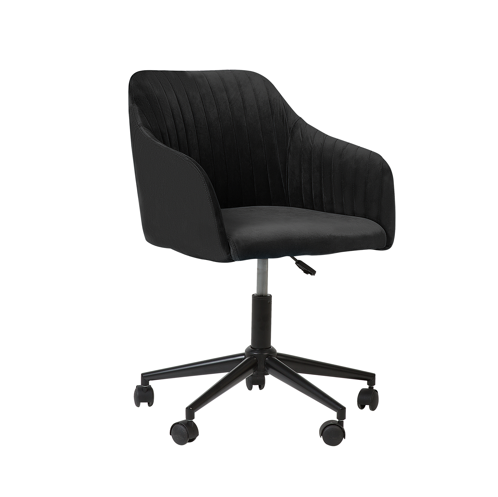 Skrivebordsstol VENICE Velour Sort