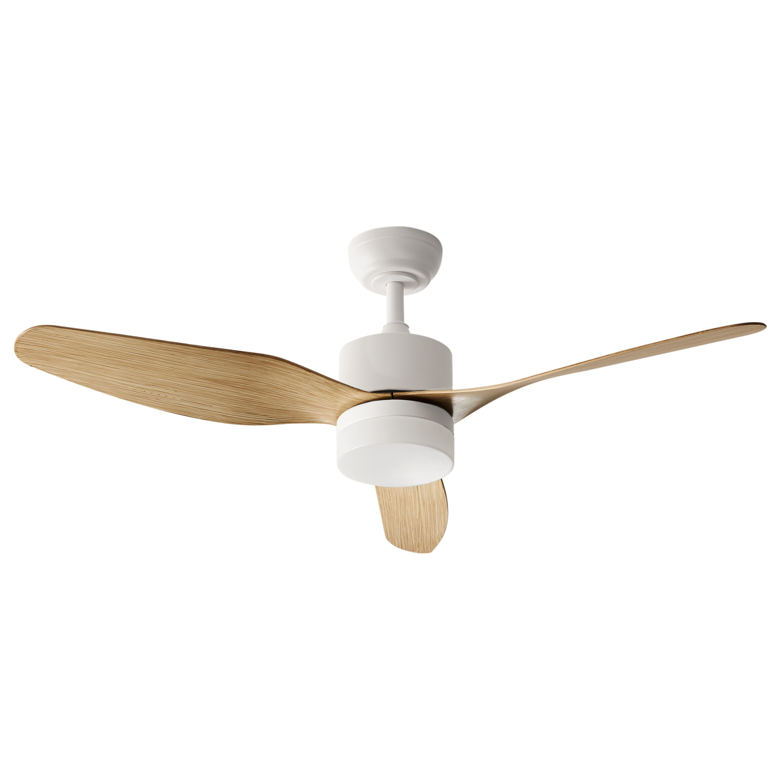 Ventilator med lys ANDERSON Med fjernbetjening LED Lysebrun