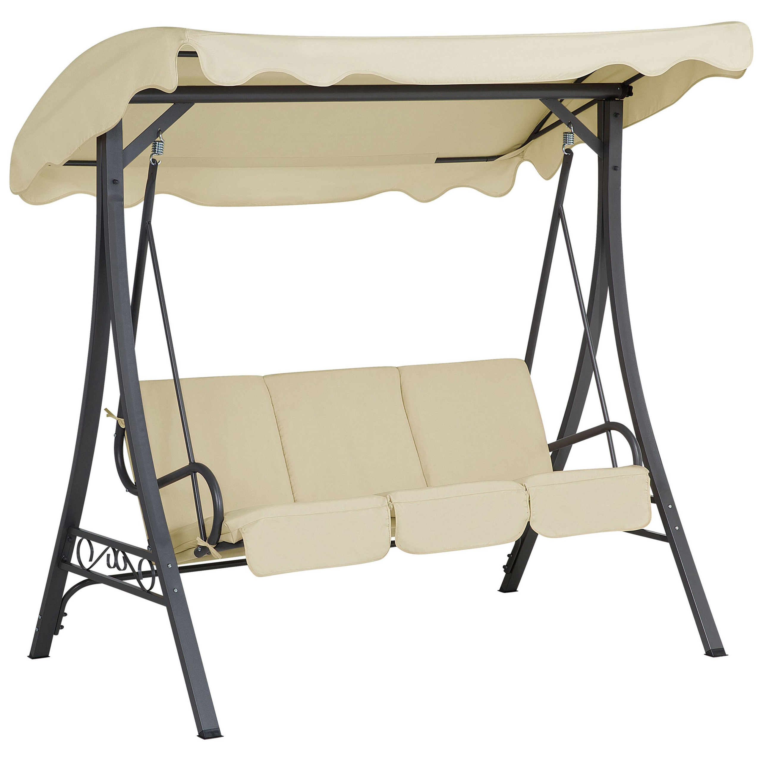 Gyngesofa GARBO Metal Beige