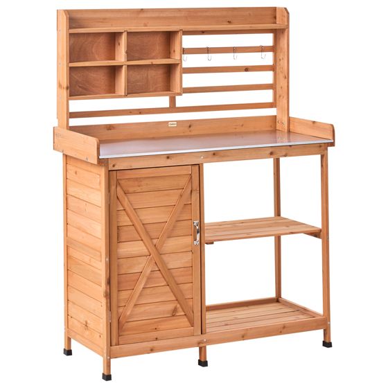 Plantebord MELDOLA 113 cm 149 cm Ædelgran Lysebrun
