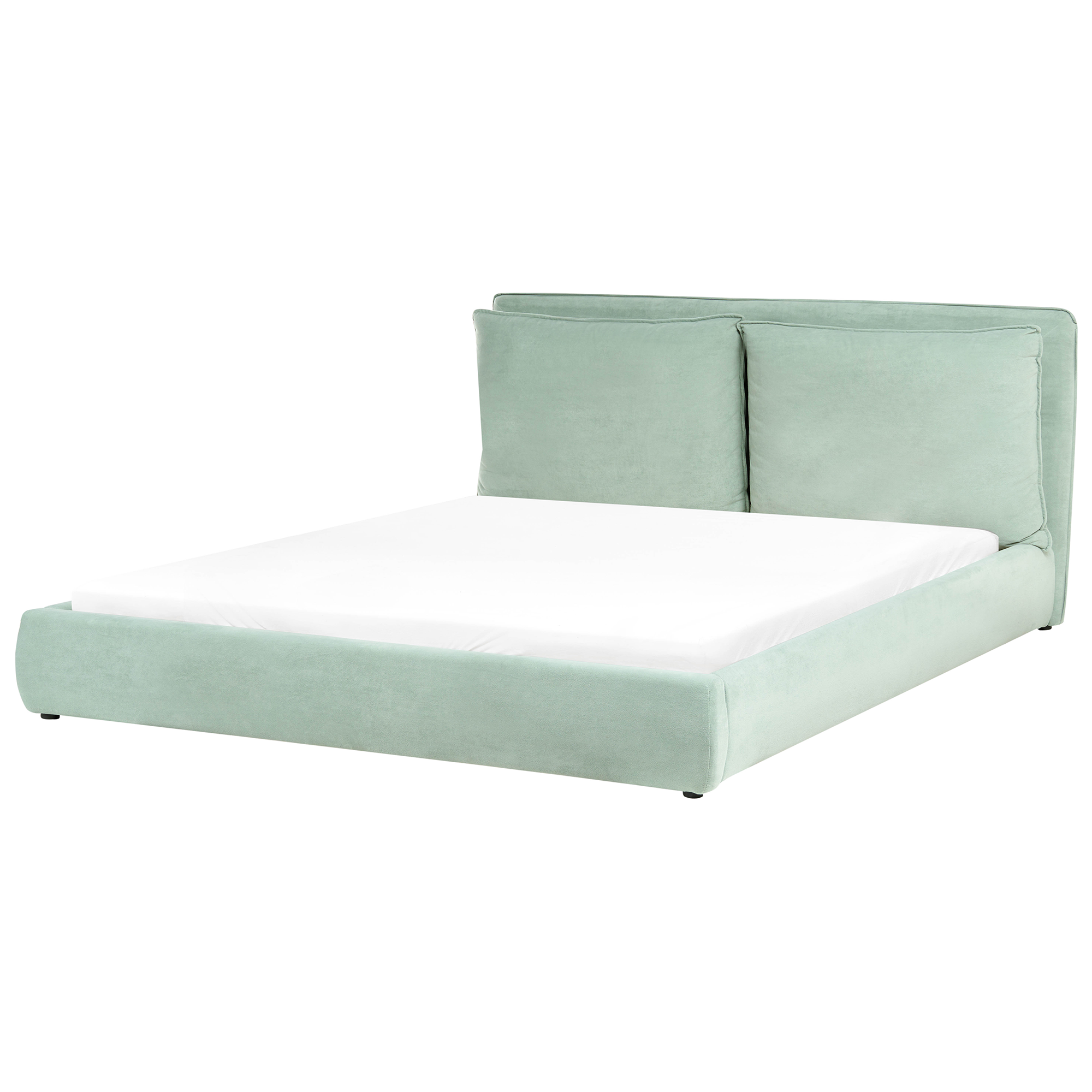 Seng Velour BAJONNA 180 x 200 cm Mintgrøn