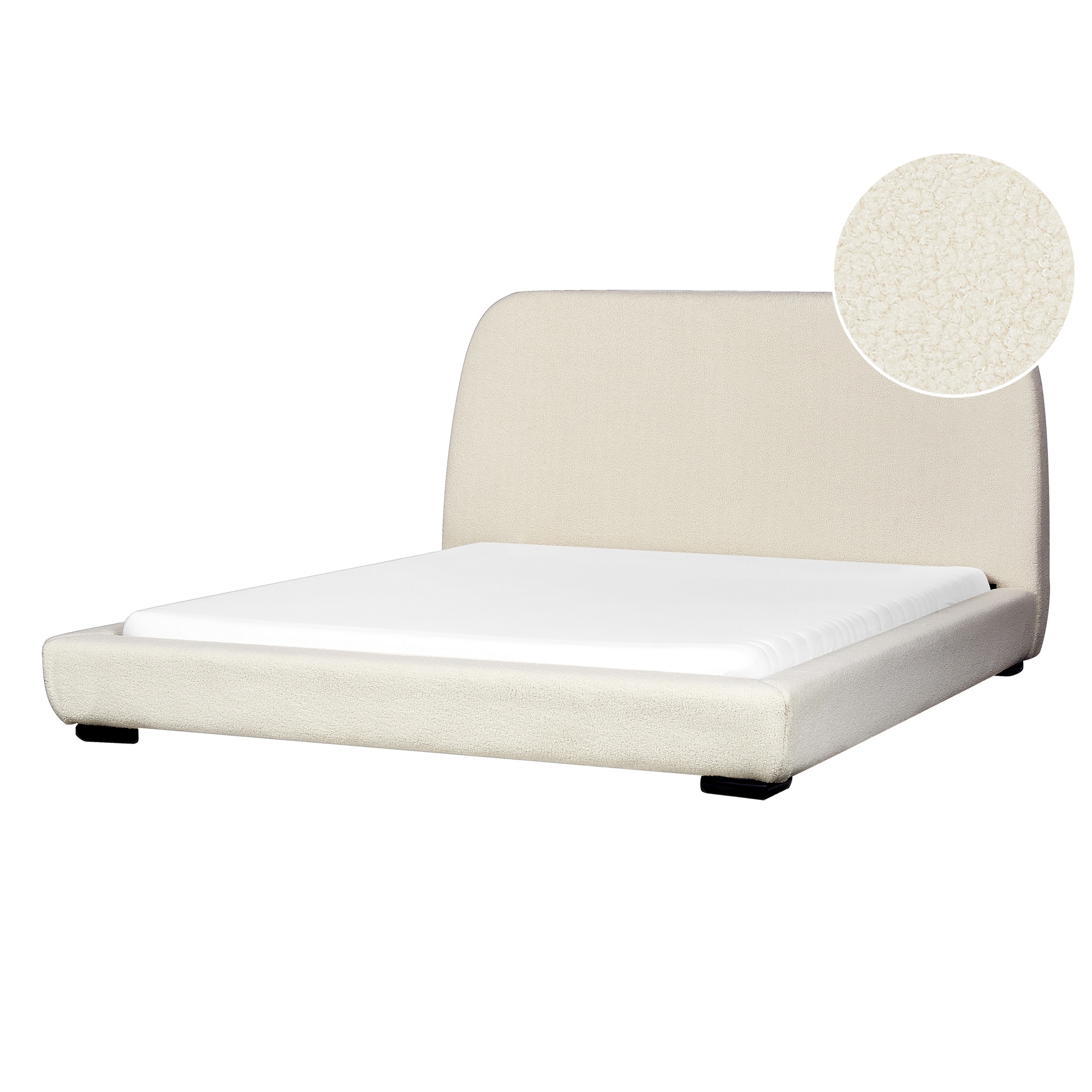 Vandseng Boucle ROISEL 160 x 200 cm Lys Beige