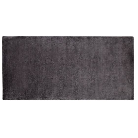 Gulvtæppe GESI II Mørkegrå 80 x 150 cm Viskose