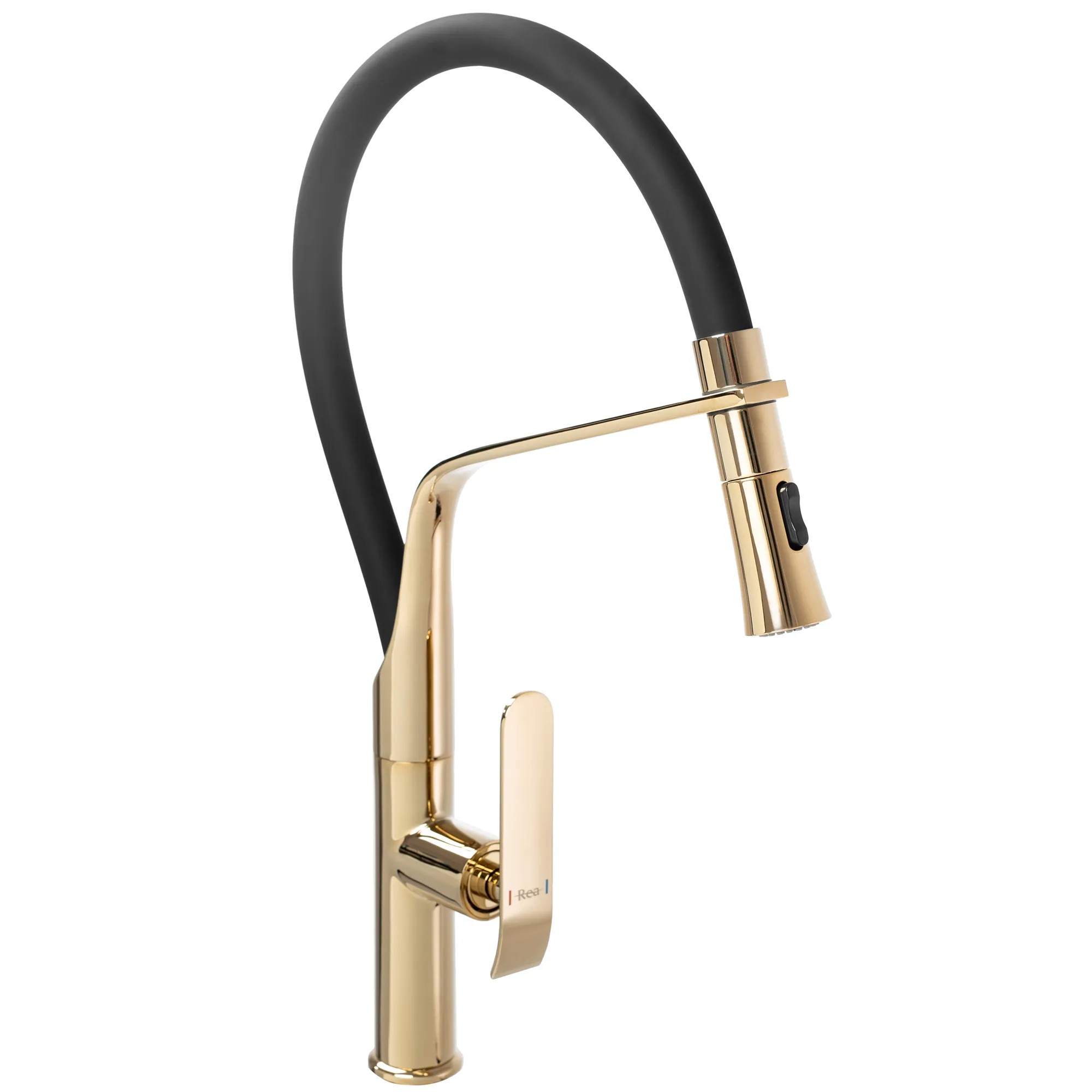 REA køkkenarmatur CASTOR Sort/Guld, 24x4,5x48,5cm
