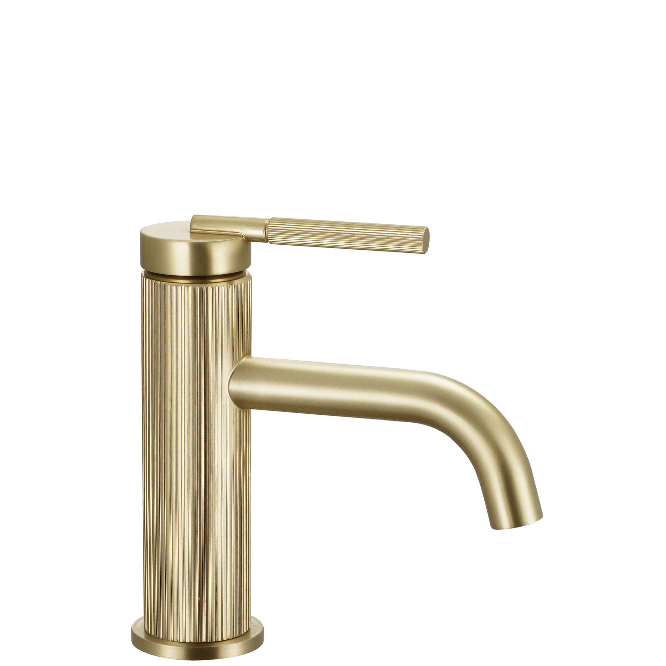 REA håndvaskarmatur JS-B348BG ARGON Lav Børstet guld, 11x5x16,5cm
