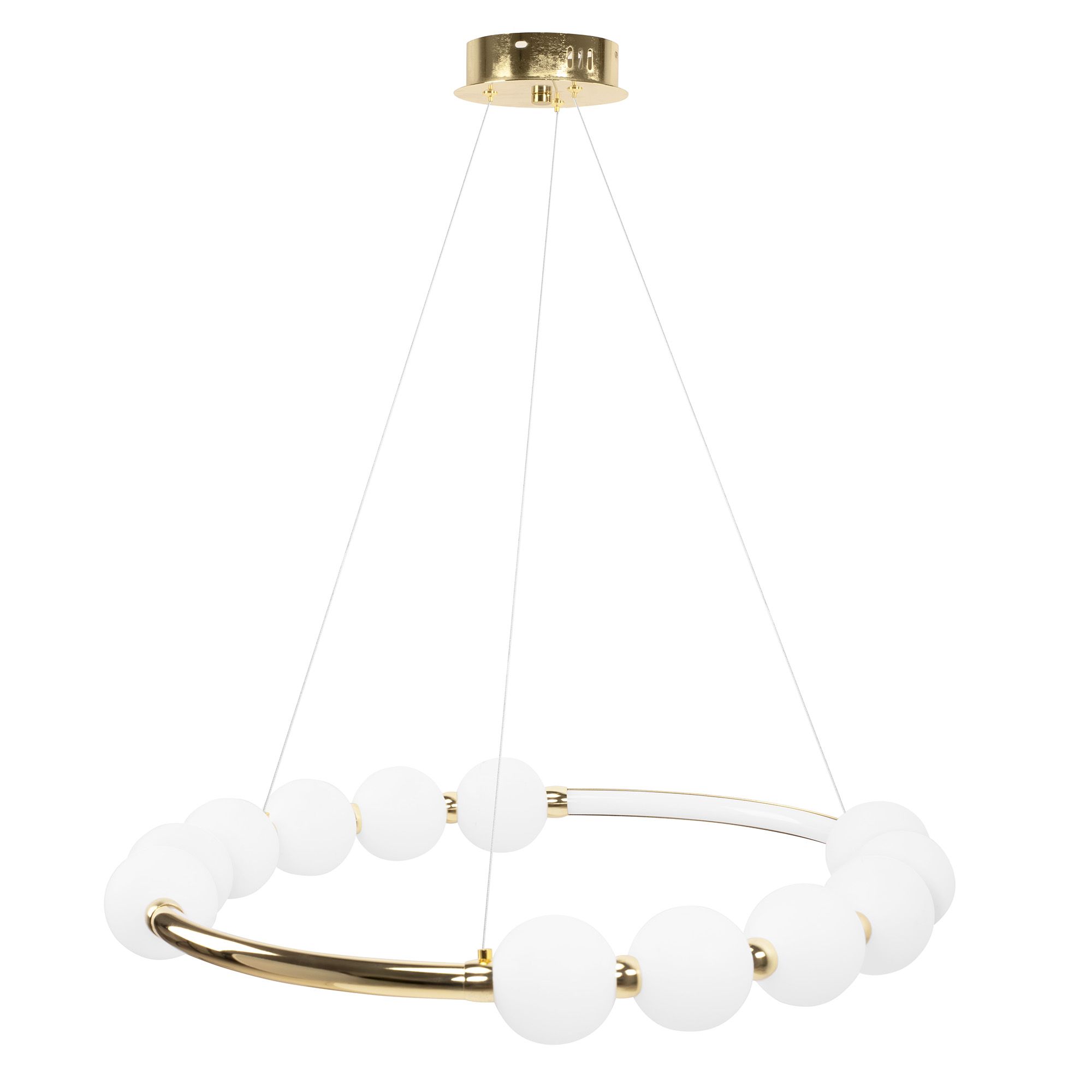 TOOLIGHT hængende loftlampe LED APP1553-CP Guld 62x62x131cm