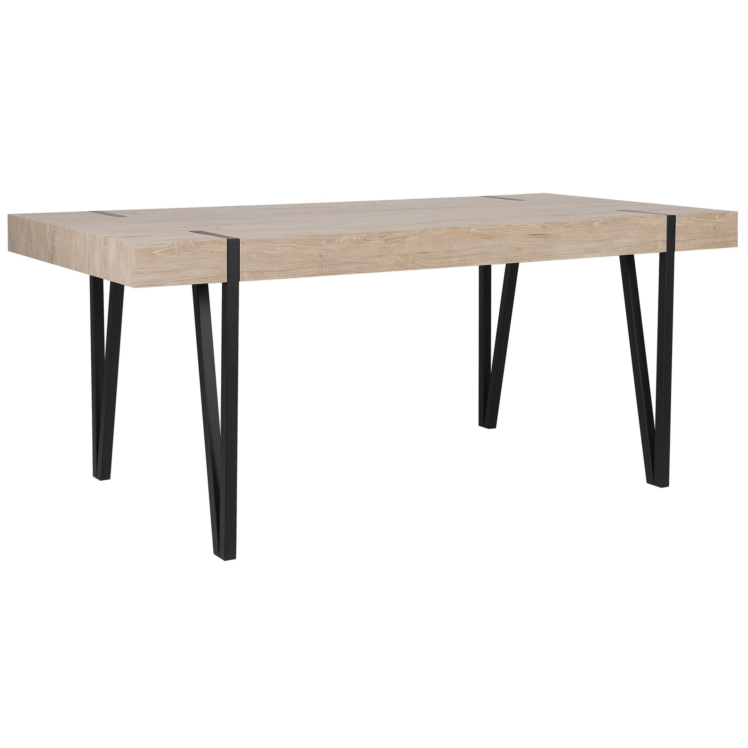 Spisebord ADENA Lysebrun 180 cm 90 cm