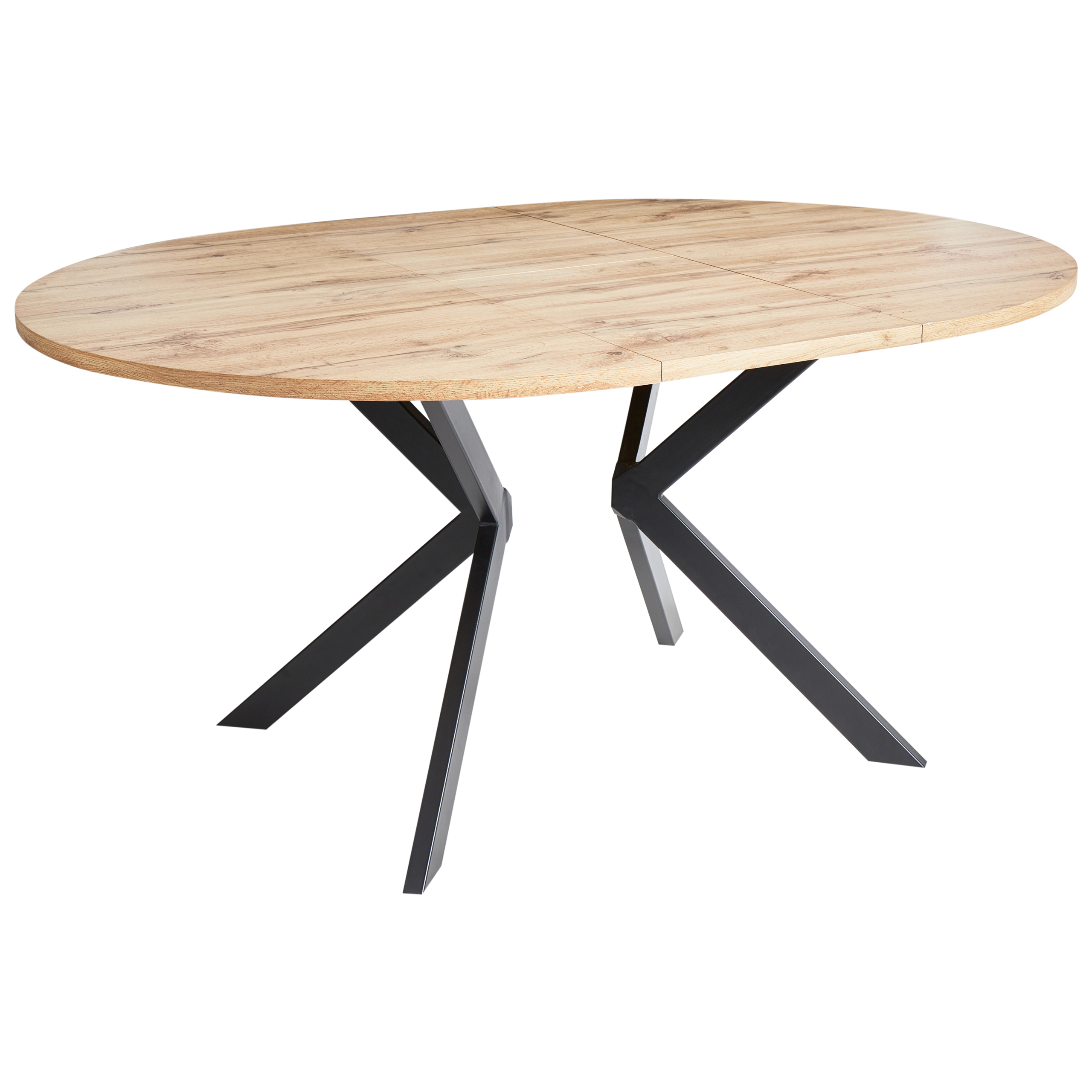 Spisebord med udtræk CARLEA Lysebrun 120/160 cm 120 cm