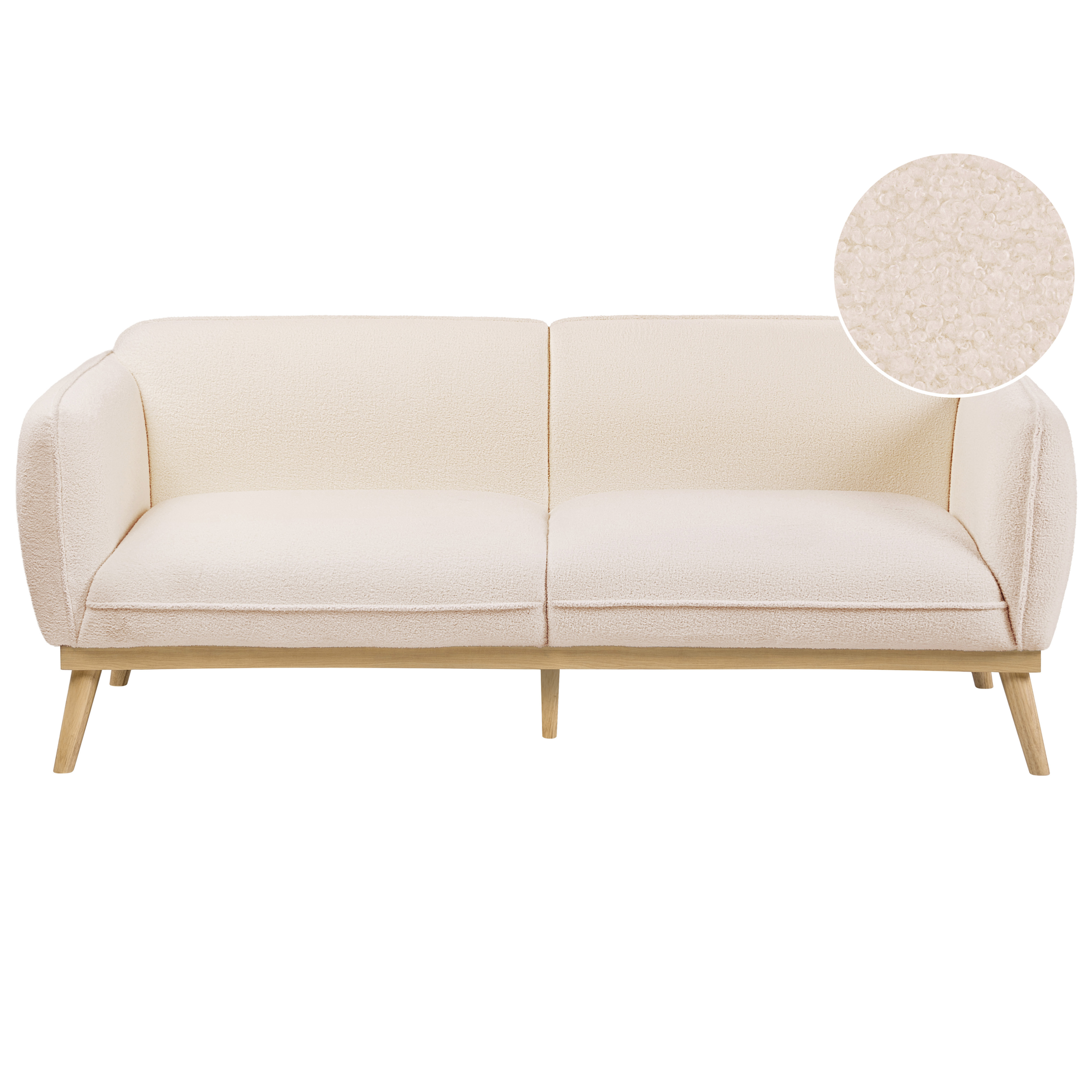 Sofa 3 personers LJUNG Boucle Lys Beige