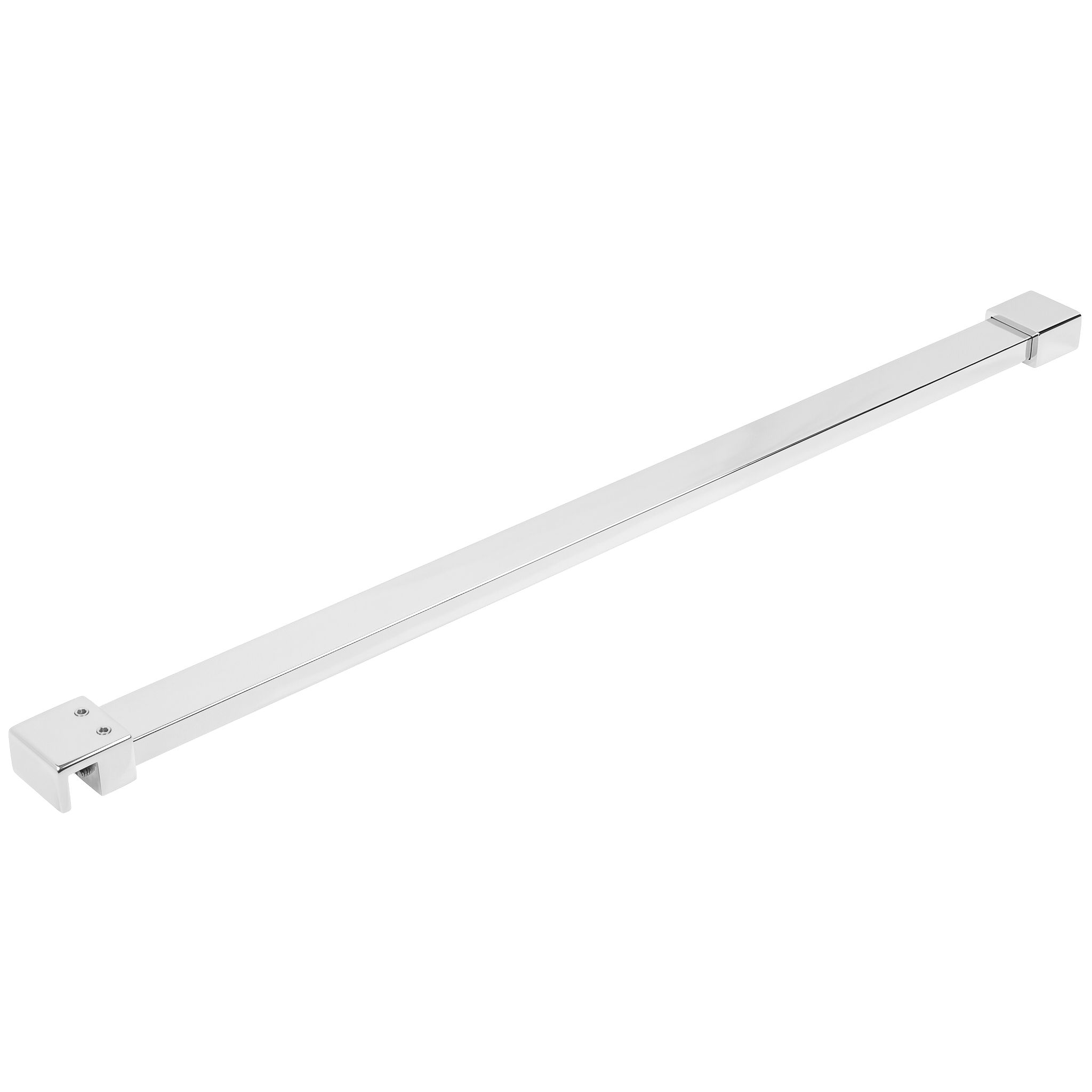 REA støttearm til bruseglas 150 cm , Krom, 3,2x3,2x150cm