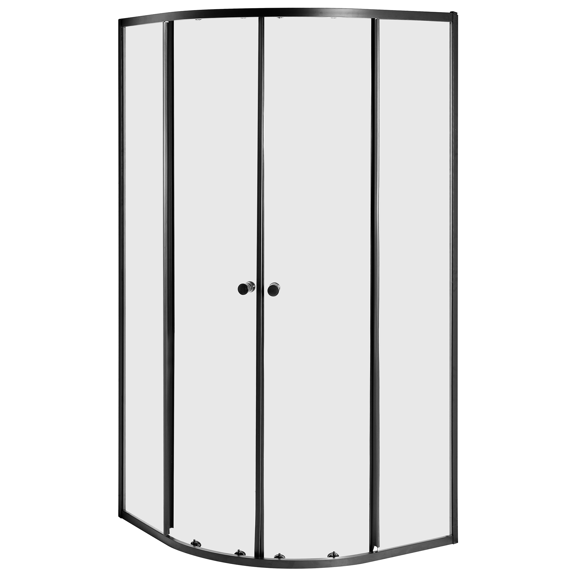 Brusekabine ONELLI 90 x 90 x 190 cm Sort