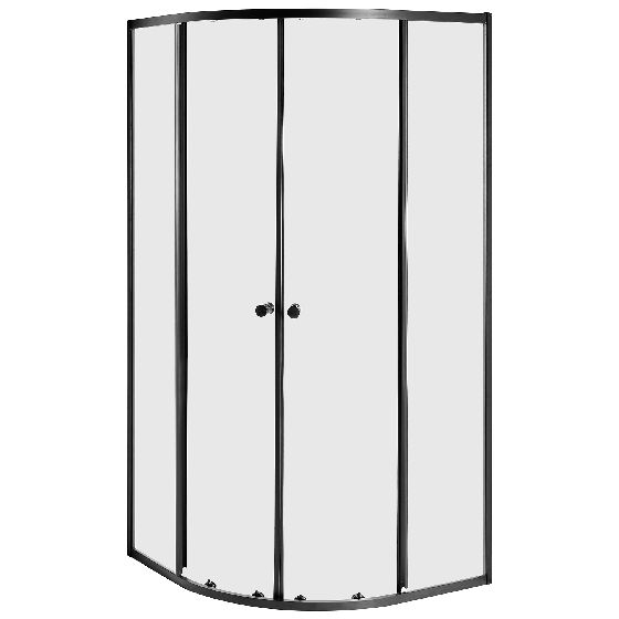 Brusekabine ONELLI 90 x 90 x 190 cm Sort
