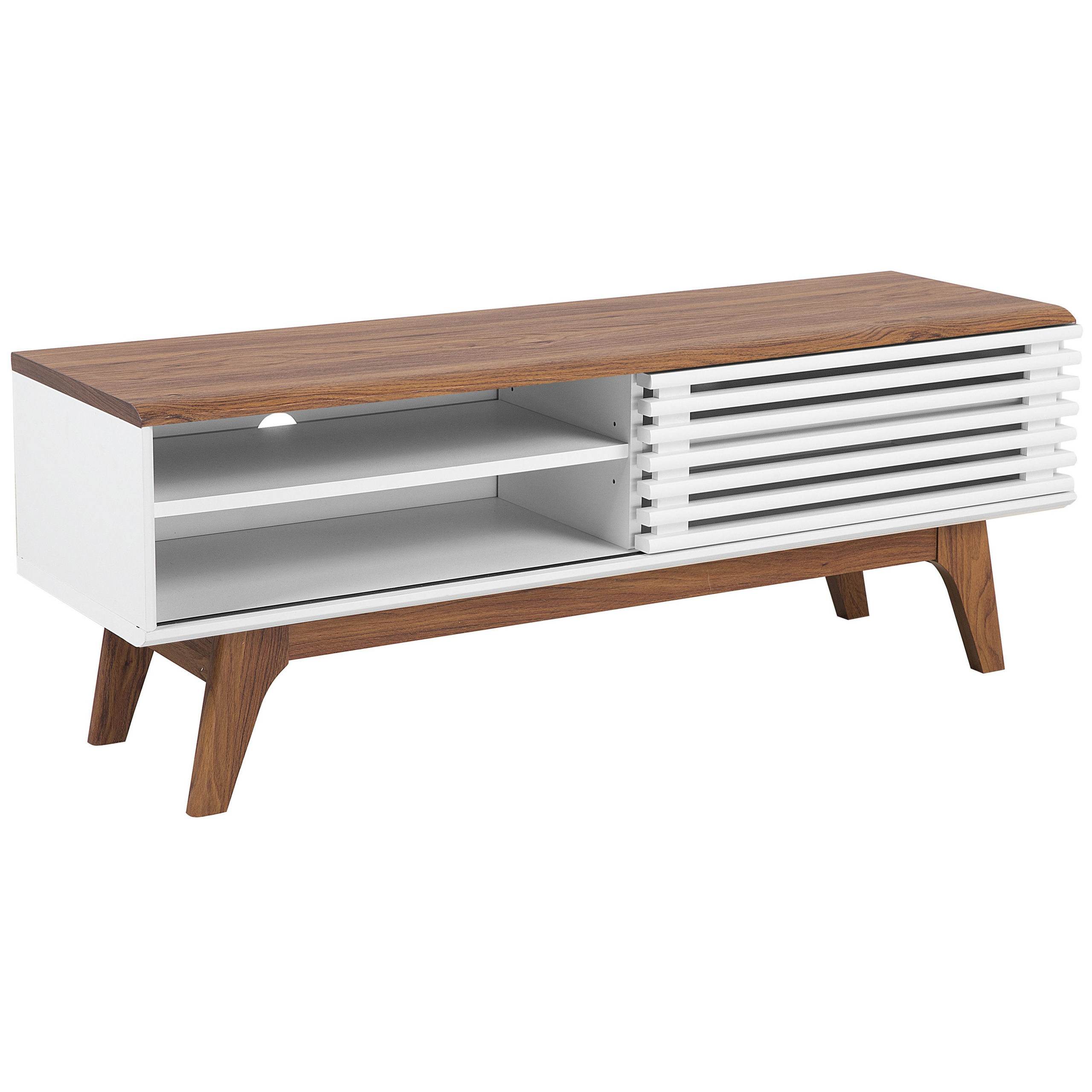 TV-bord TOLEDO II Brun/hvid