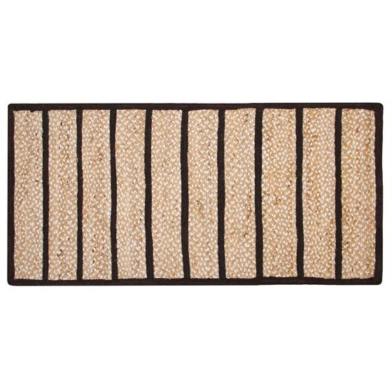 Gulvtæppe KARADONA Beige 80 x 150 cm Jute