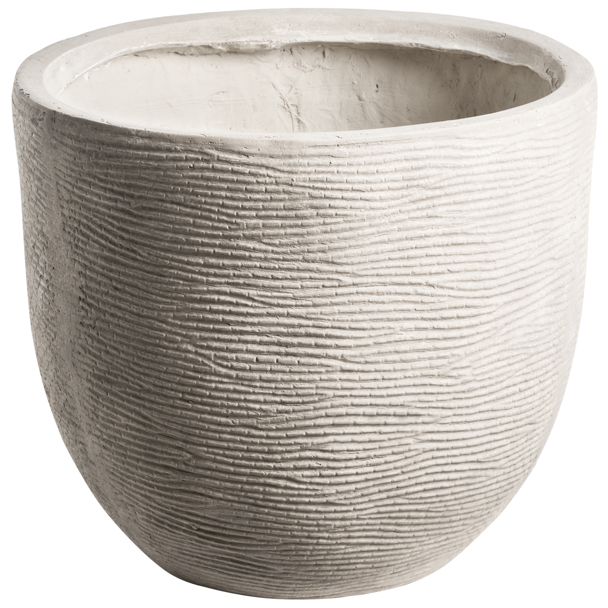 Urtepotte LIXOURI 47 cm Lysegrå