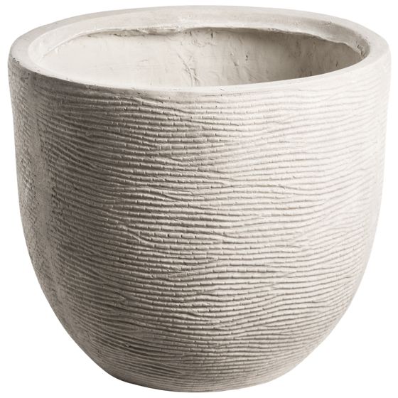 Urtepotte LIXOURI 47 cm Lysegrå